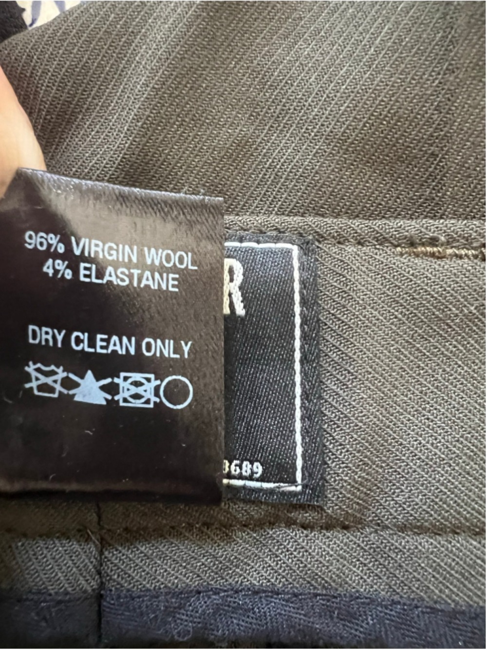 Men's Todd Snyder Dress Pants, Waist 34, Olive Green and Black new! - Picture 7 of 7